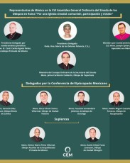 Representantes de México en la XVI Asamblea General Ordinaria del Sínodo de los Obispos en Roma "Por una iglesia sinodal: comunión, participación y misión"-3