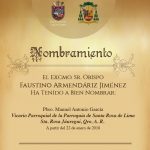 NOMBRAMIENTOS EN NUESTRA DIOCESIS, 22 ENERO 2018. NOMBRAMIENTOS EN NUESTRA DIOCESIS, 22 ENERO 2018.