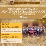 ENCUENTRO DIOCESANO DE MINISTROS EXTRAORDINARIOS DE LA COMUNIÓN (MEC) ENCUENTRO DIOCESANO DE MINISTROS EXTRAORDINARIOS DE LA COMUNIÓN (MEC)