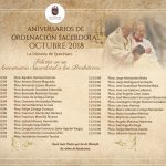 ANIVERSARIOS SACERDOTALES EN LA DIÓCESIS DE QUERÉTARO, Octubre 2018. ANIVERSARIOS SACERDOTALES EN LA DIÓCESIS DE QUERÉTARO, Octubre 2018.