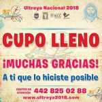 ULTREYA NACIONAL 2018. CUPO LLENO. ULTREYA NACIONAL 2018. CUPO LLENO.