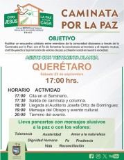 Caminata por la paz Querétaro