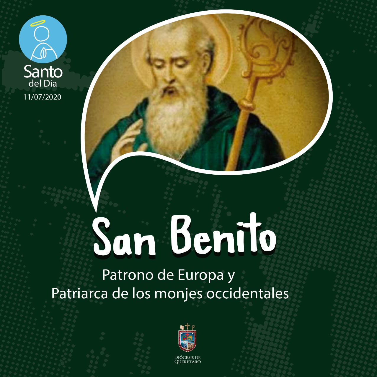 San Benito, Abad, Patrono de Europa