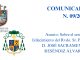 Portada COMUNICADO N. 09/2023. Asunto: Sobre el sensible fallecimiento del Rudo. Sr. Pbro. D. JOSE SACRAMENTO RESENDIZ ALVAREZ.