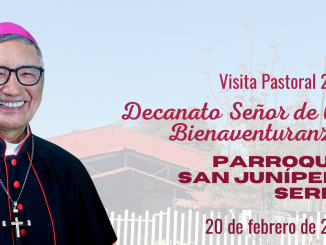 Portada Visita Pastoral Parroquia San Junípero Serra. Decanato El Señor de las Bienaventuranzas